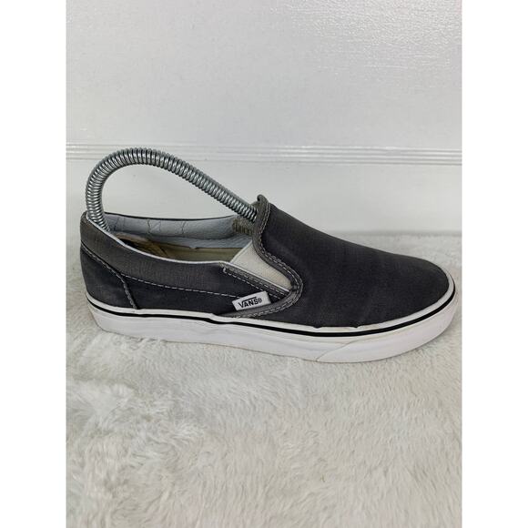 Vans Slip-On Shoes Unisex Gray Size Men’s 5.5 / Women’s 7 Casual Sneakers - Picture 7 of 10